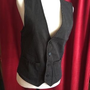 Ladies Pinstripe Vest Size Small